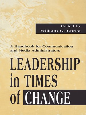cover image of Leadership in Times of Change